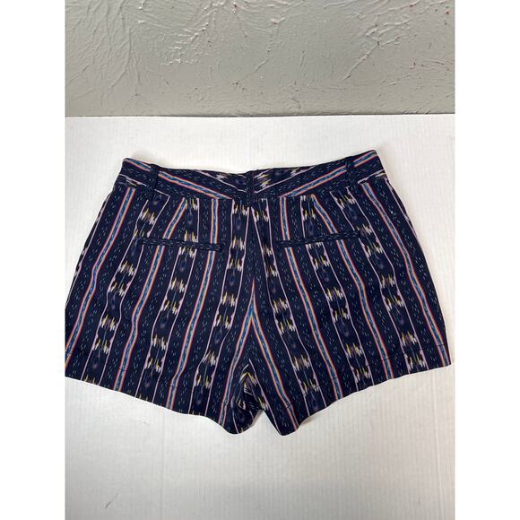 Gap‎ Shorts Womens Multicolor Striped City Short Chino Twill Stretch Size 8 - Picture 2 of 5